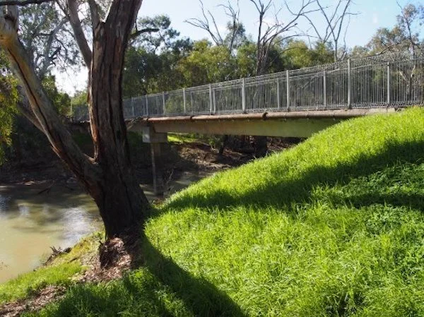 The Billabong creek which runs through Jerilderie, another aspect I missed while living in the city.