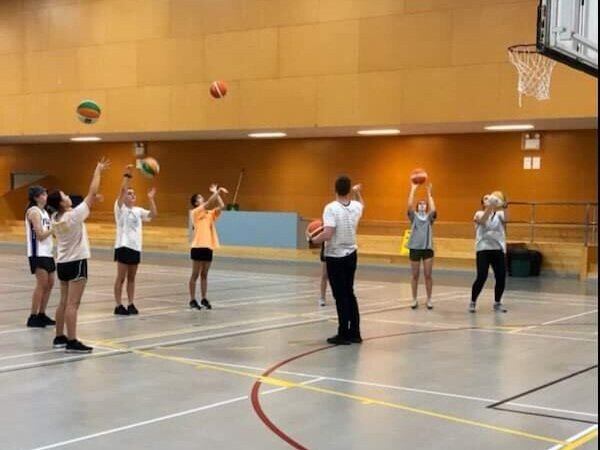 Taking a Basketball Training Session, Robinvale Leisure Centre