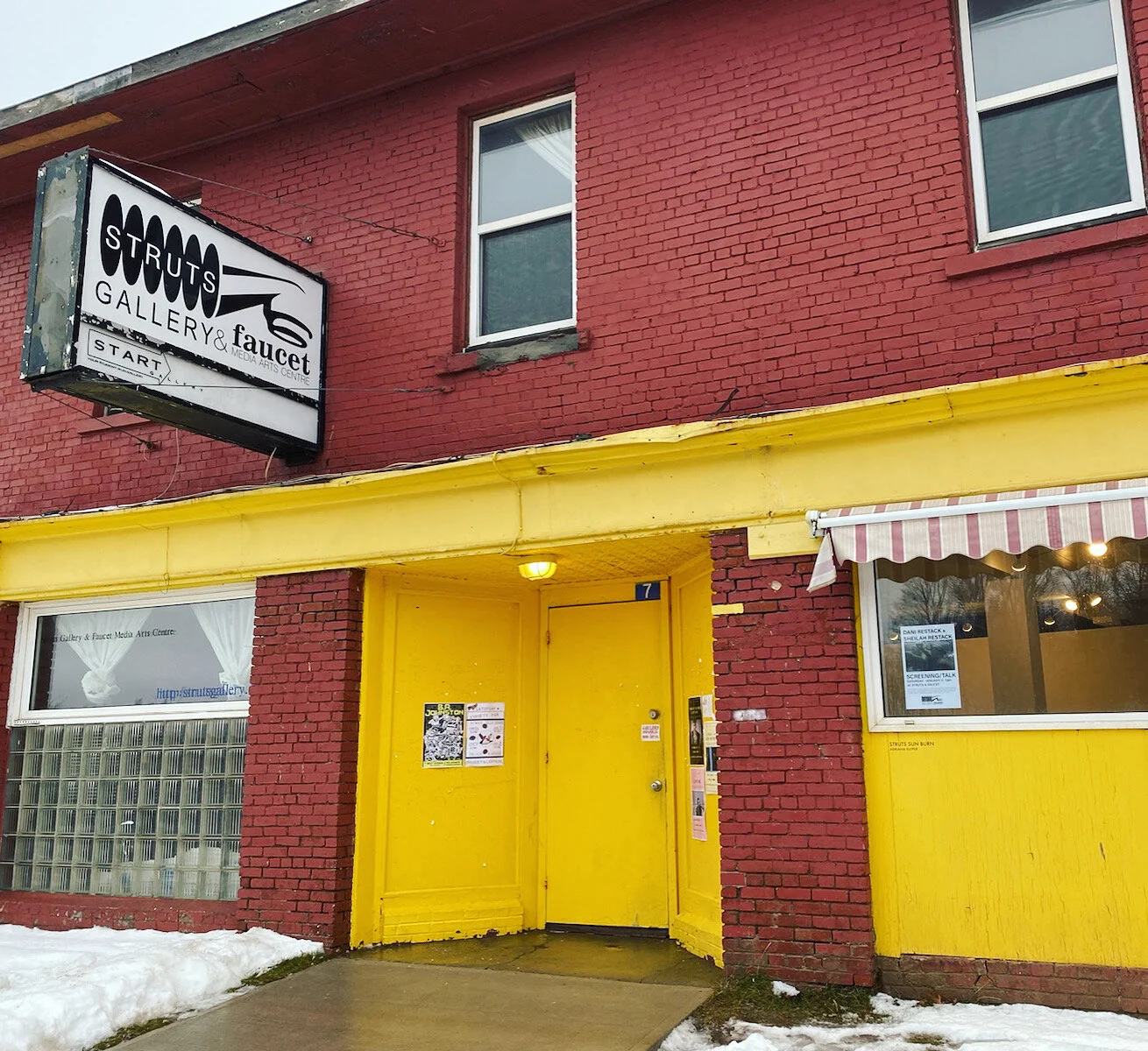 Photo taken night of ReStack screening at Struts/ Faucet January 11, 2020. Thank you Sackville!!