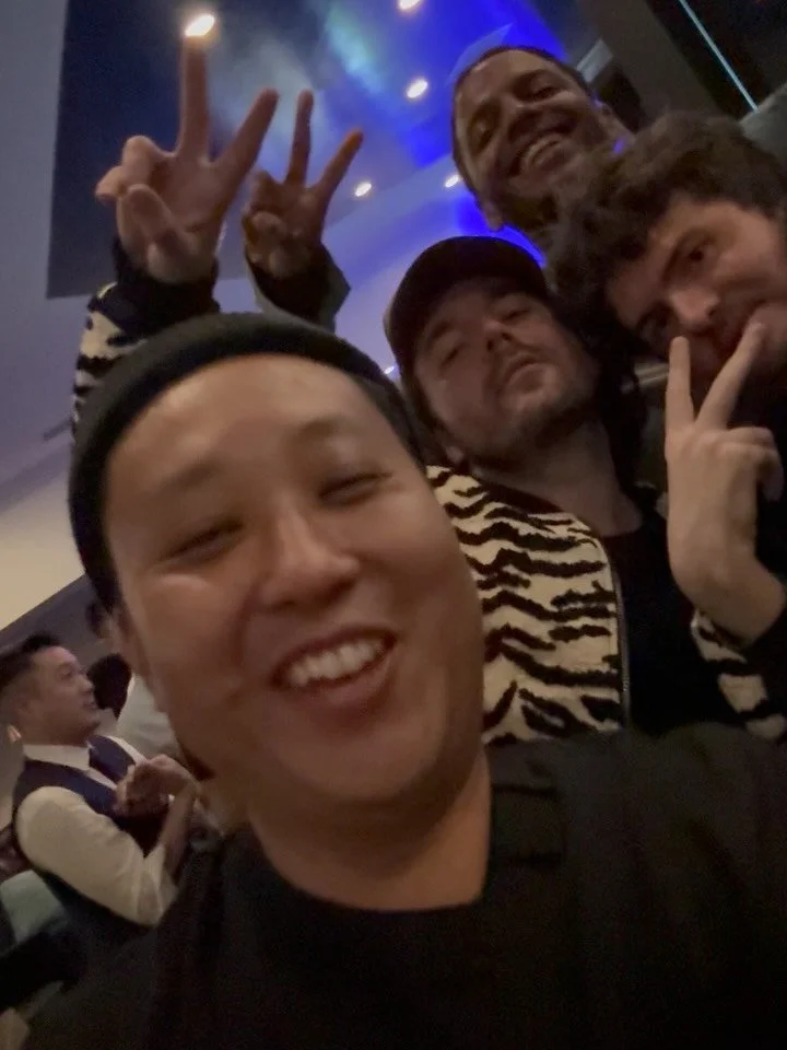 Ran into the @thewavys at @cafebleu.la producers for ON THE LOW 👍🫡 + weekend dump + rehearsals