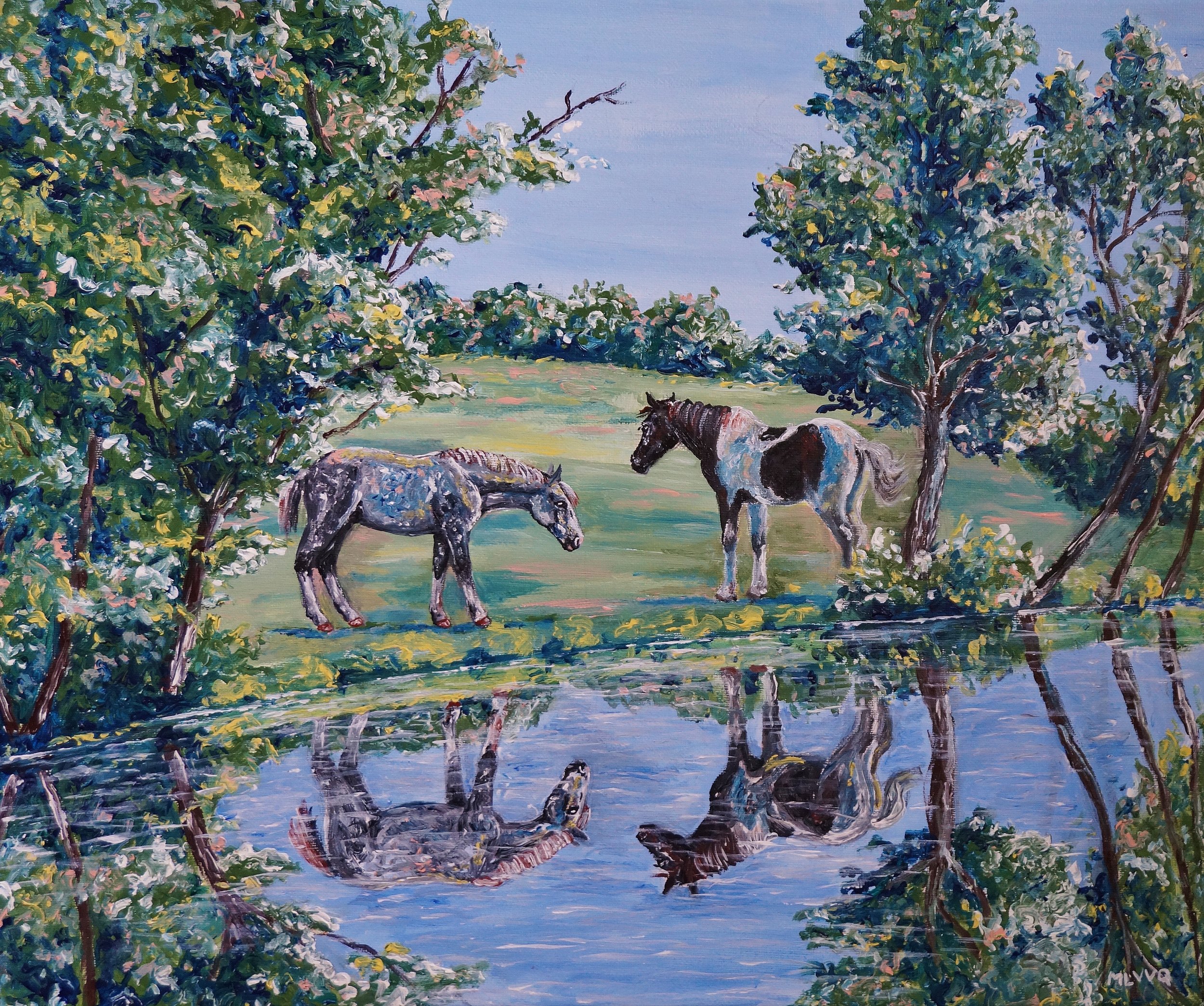 "Summer by the River" - SOLD