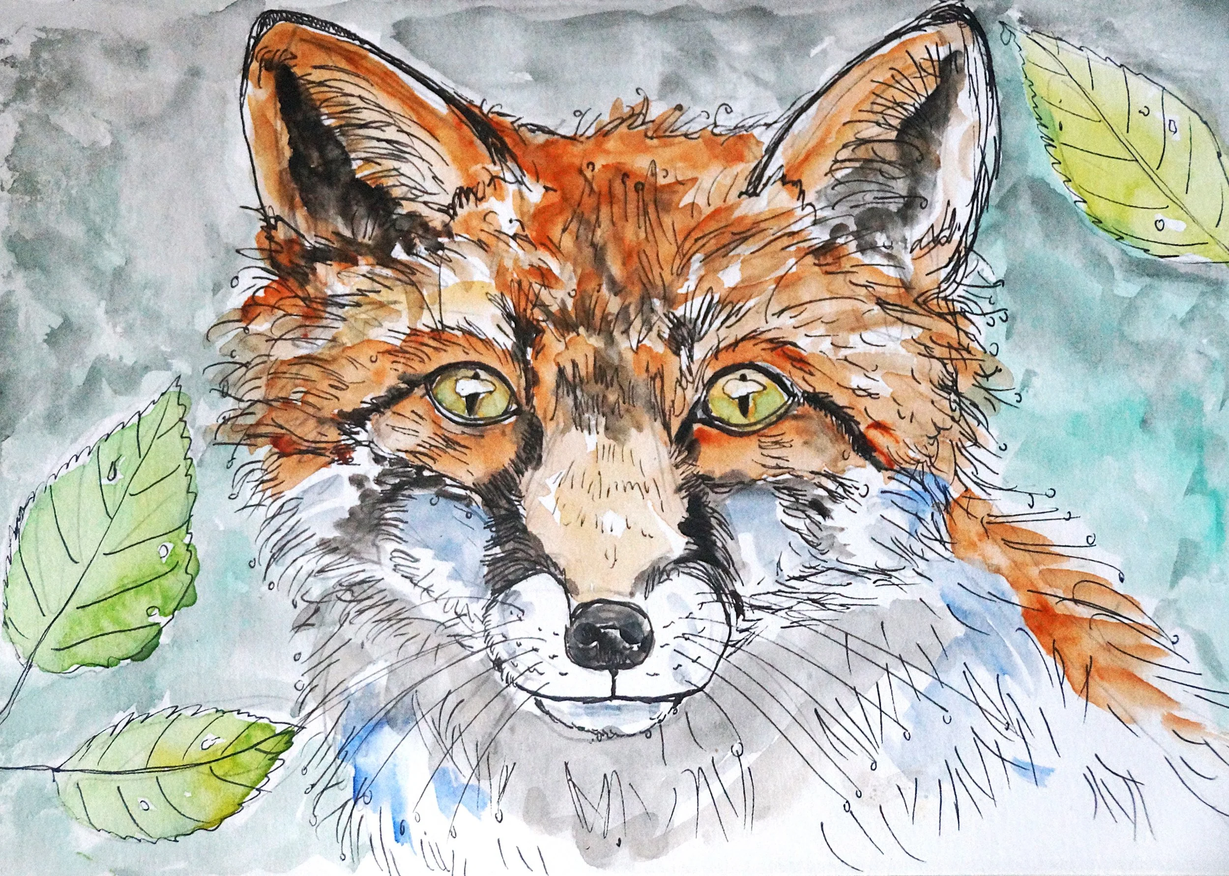 "Portrait of a fox"