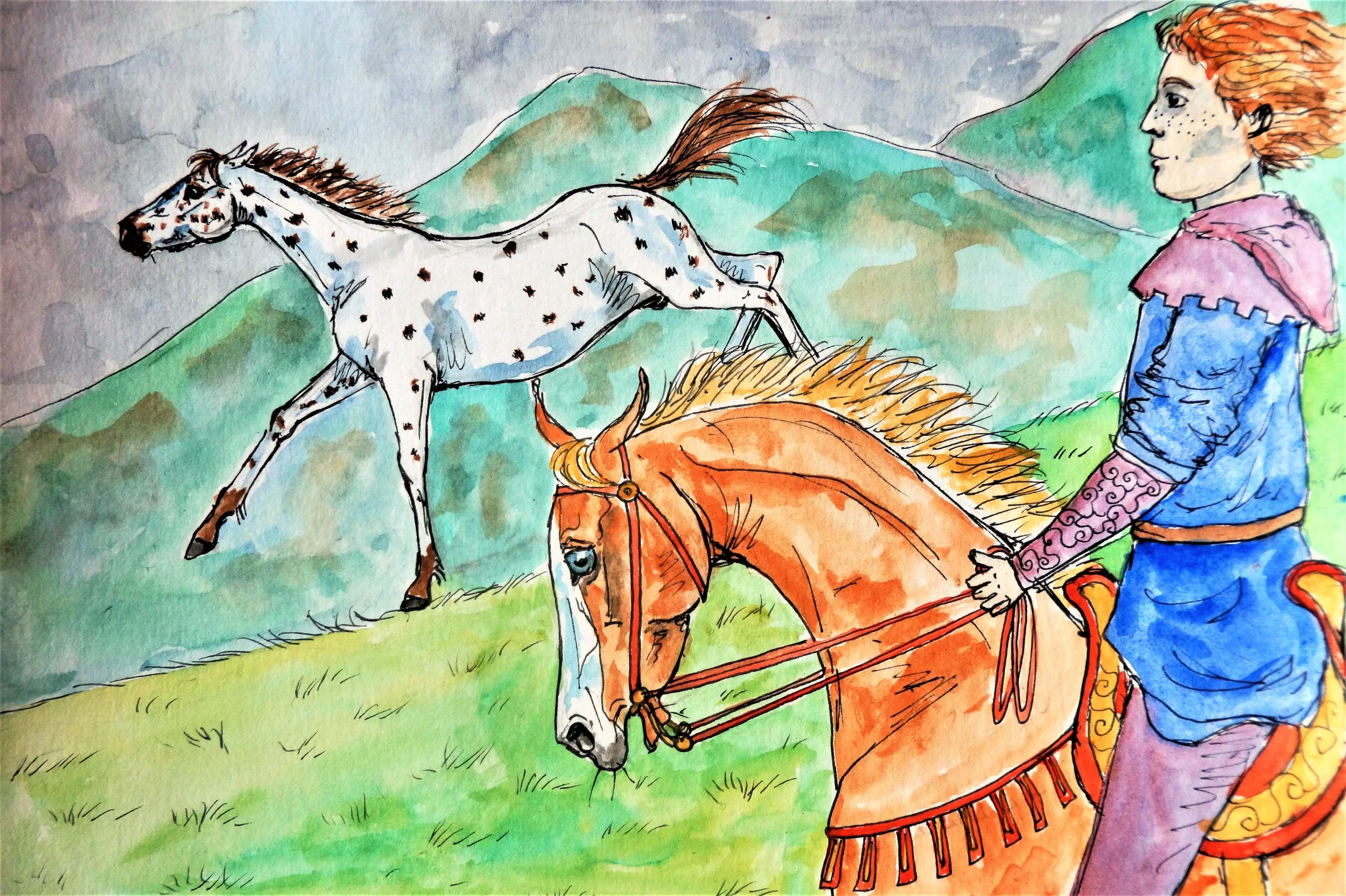 "Running away from men"