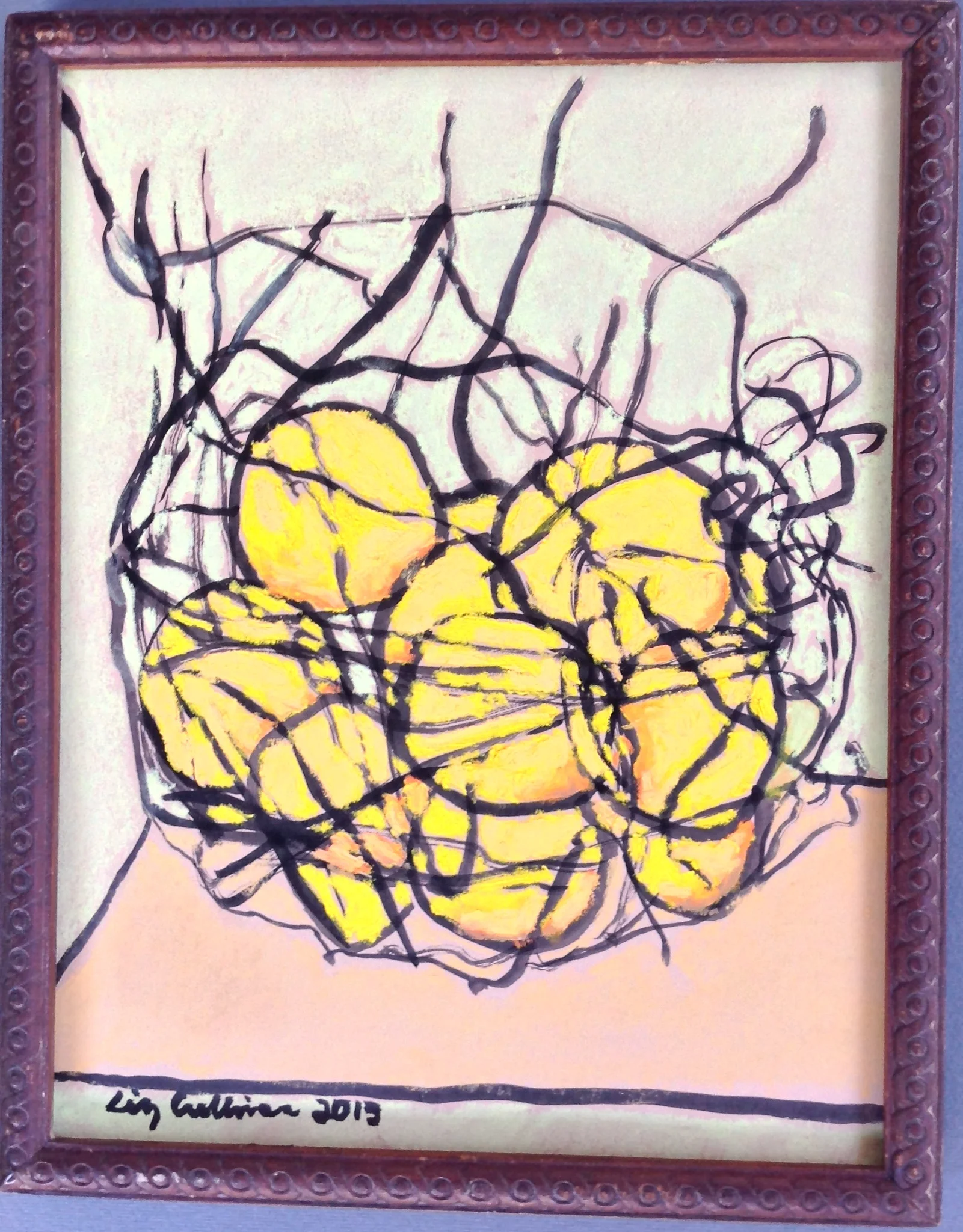 Basket of oranges