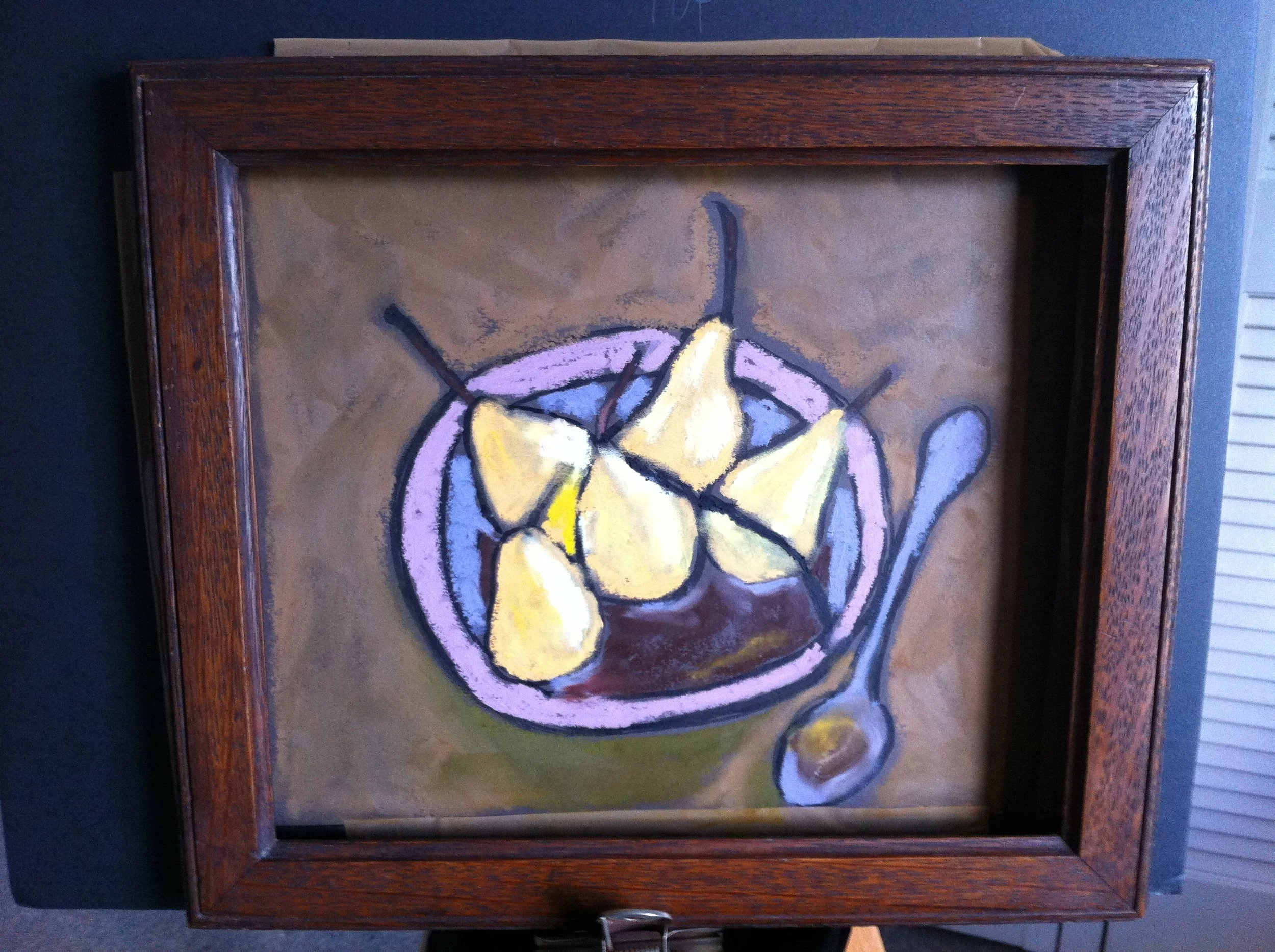 Pears and vanilla pod