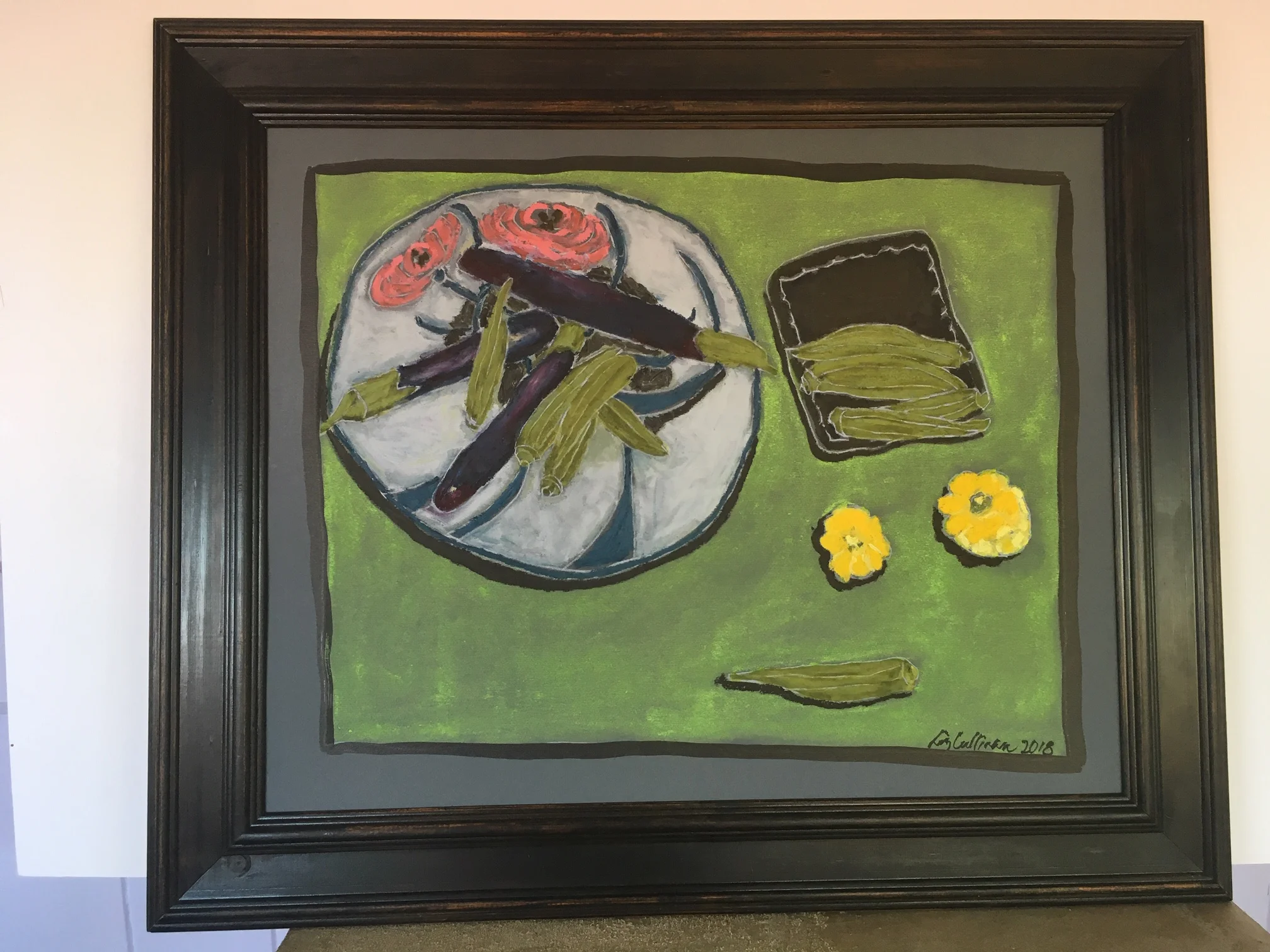 Eggplant, squash & okras