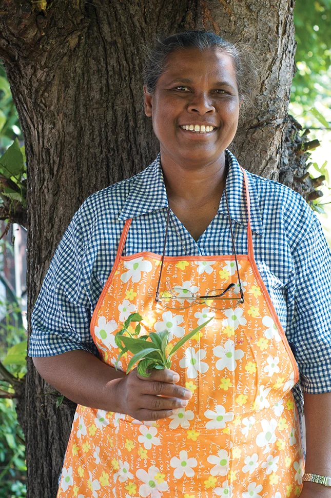 Joyce, a volunteer at North London Action for the Homeless, contributed a Sri Lankan fish curry recipe to the Cookbook