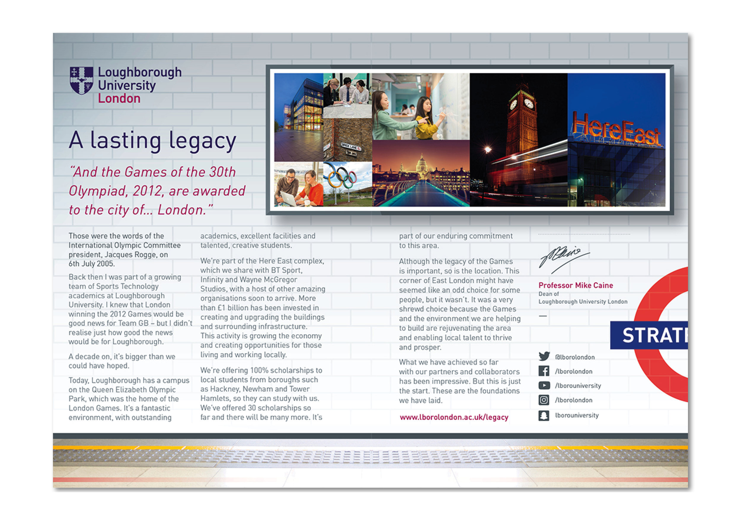 Inside Hackney was part-funded by adverts and advertorial, which I sold to a range of clients including Loughborough University in London, Hackney Community College, Here East, Hackney Council's bike scheme and Growing Communities.