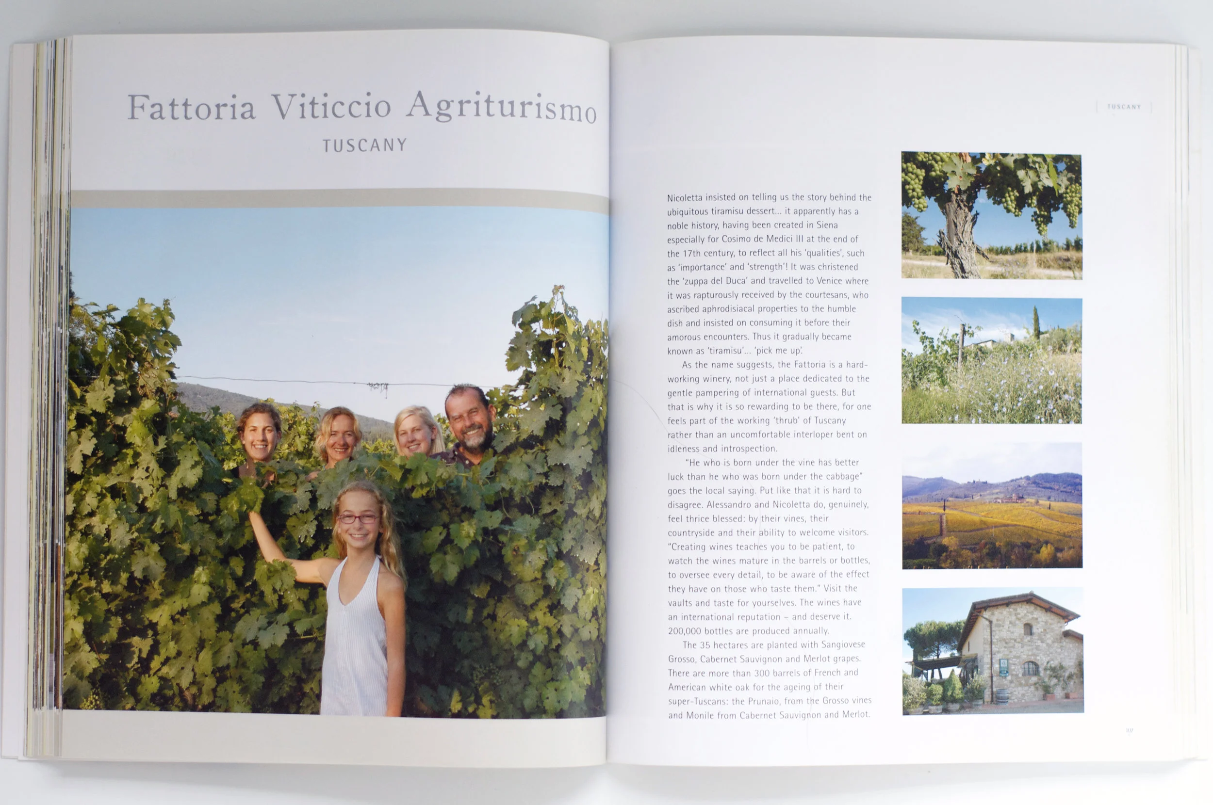 I was a commissioned photographer of Alastair Sawday's Go Slow Italy, a coffee table guide to sustainable accommodation