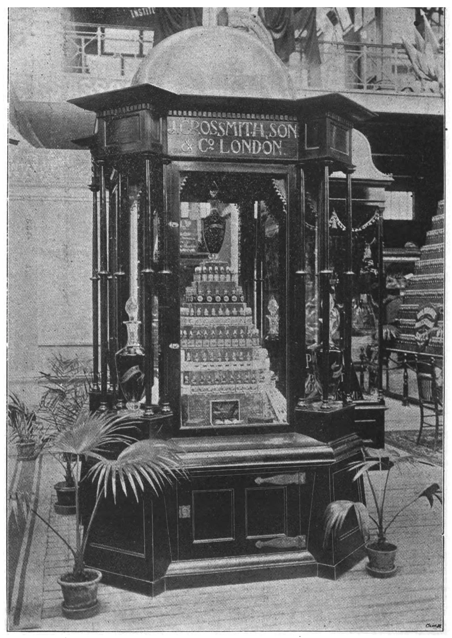 Grossmith display at the Brussels International Exhibition 1897 