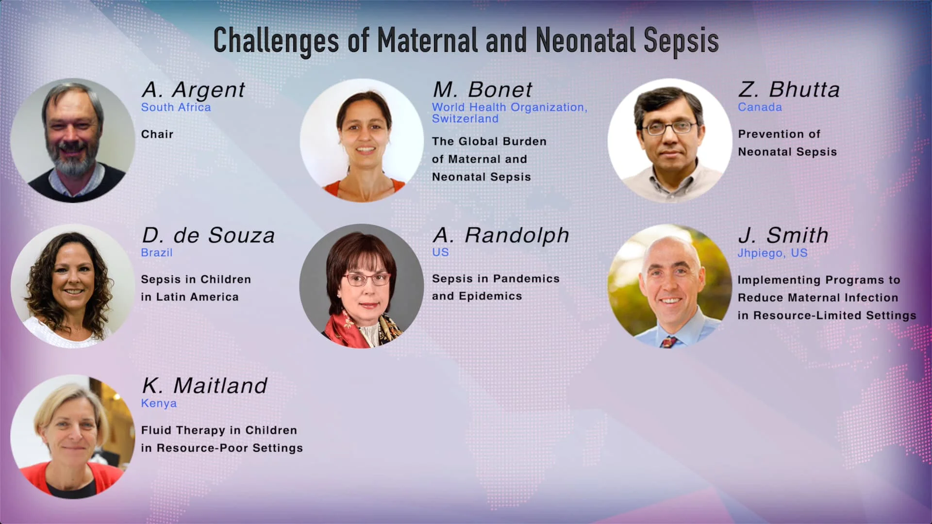 2nd WSC – Challenges of Maternal and Neonatal Sepsis (Session 13)