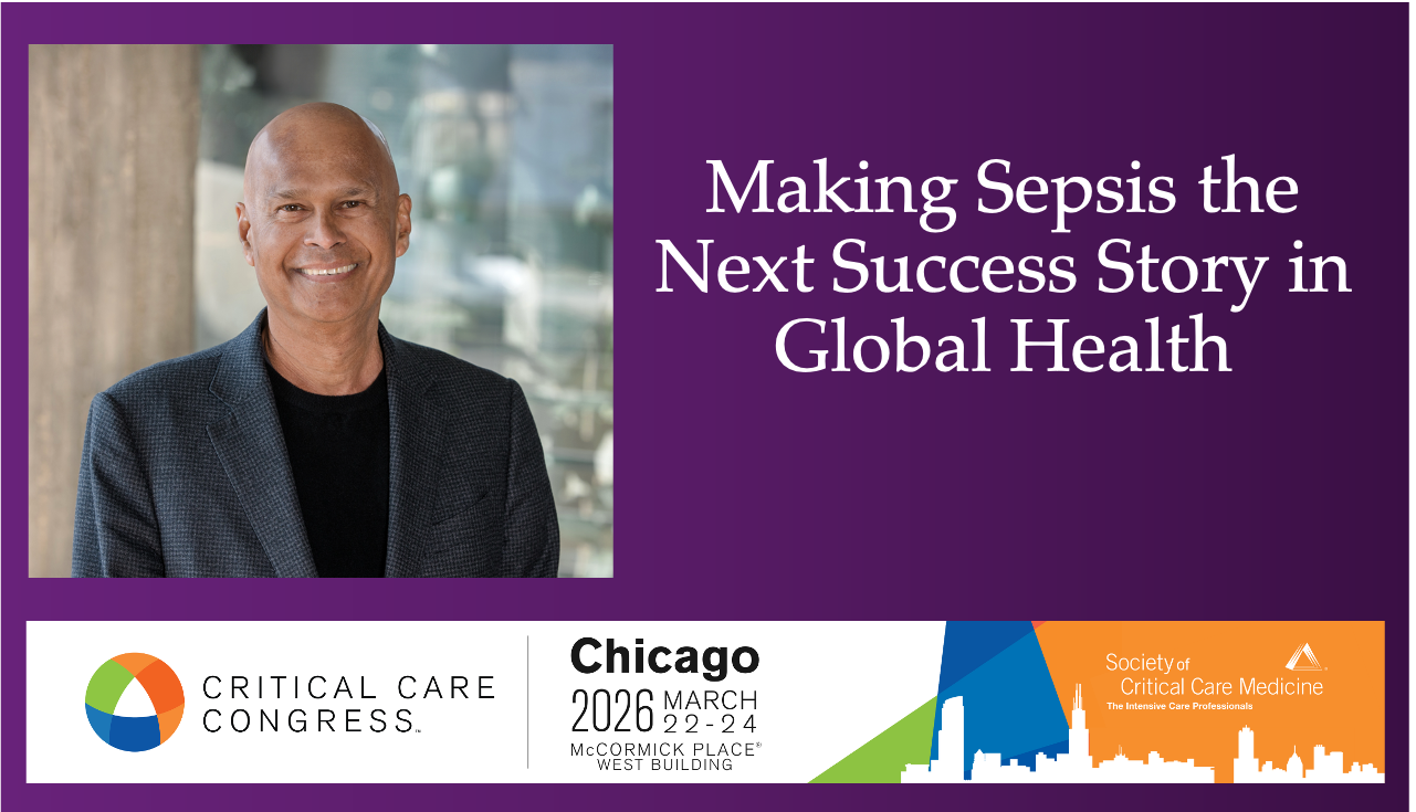 GSA President Prof. Kissoon Will Deliver Lecture at Critical Care Congress 2026