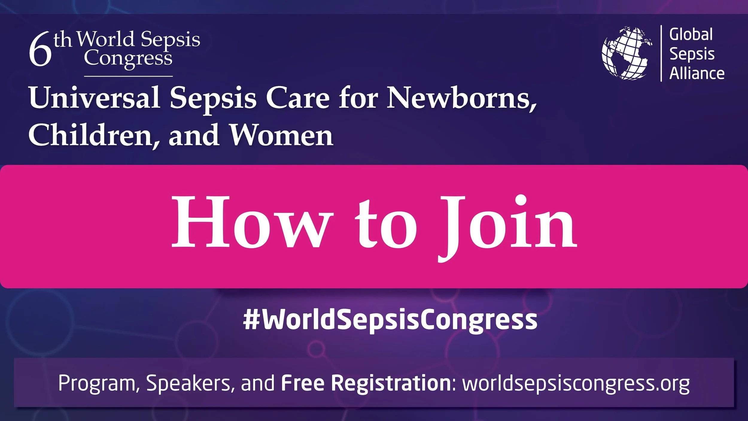 How to Join the 6th World Sepsis Congress on April 22 and 23, 2026