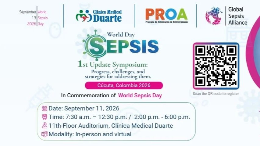 1st Sepsis Update Symposium – Norte de Santander, Colombia – September 11, 2026