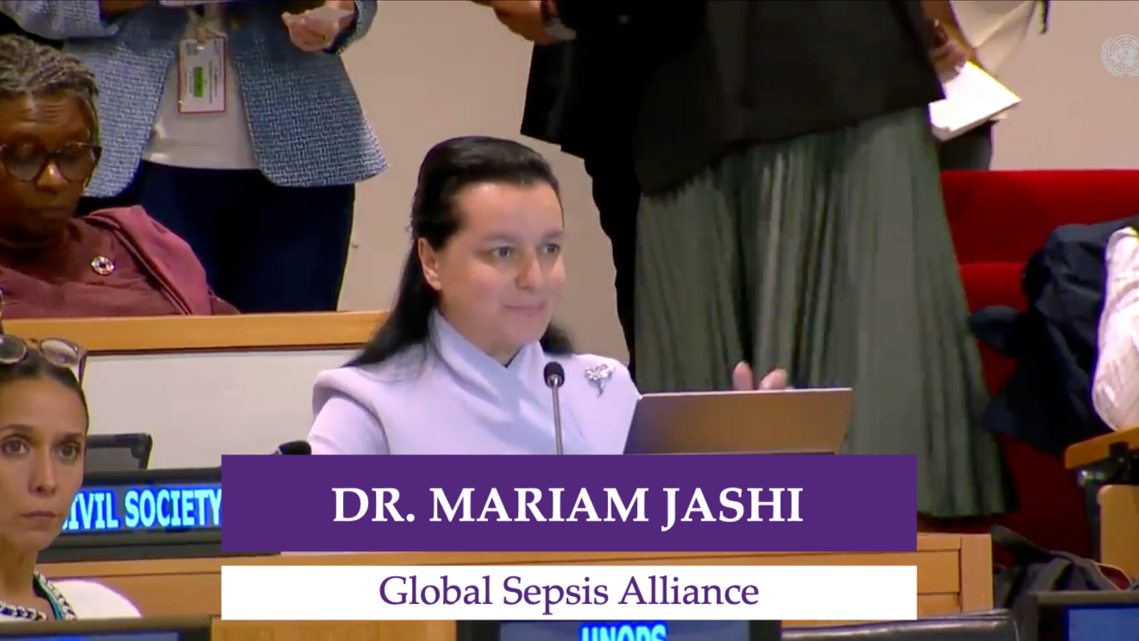 Mariam Jashi Addresses United Nations to Prioritize Sepsis in Pandemic Preparedness