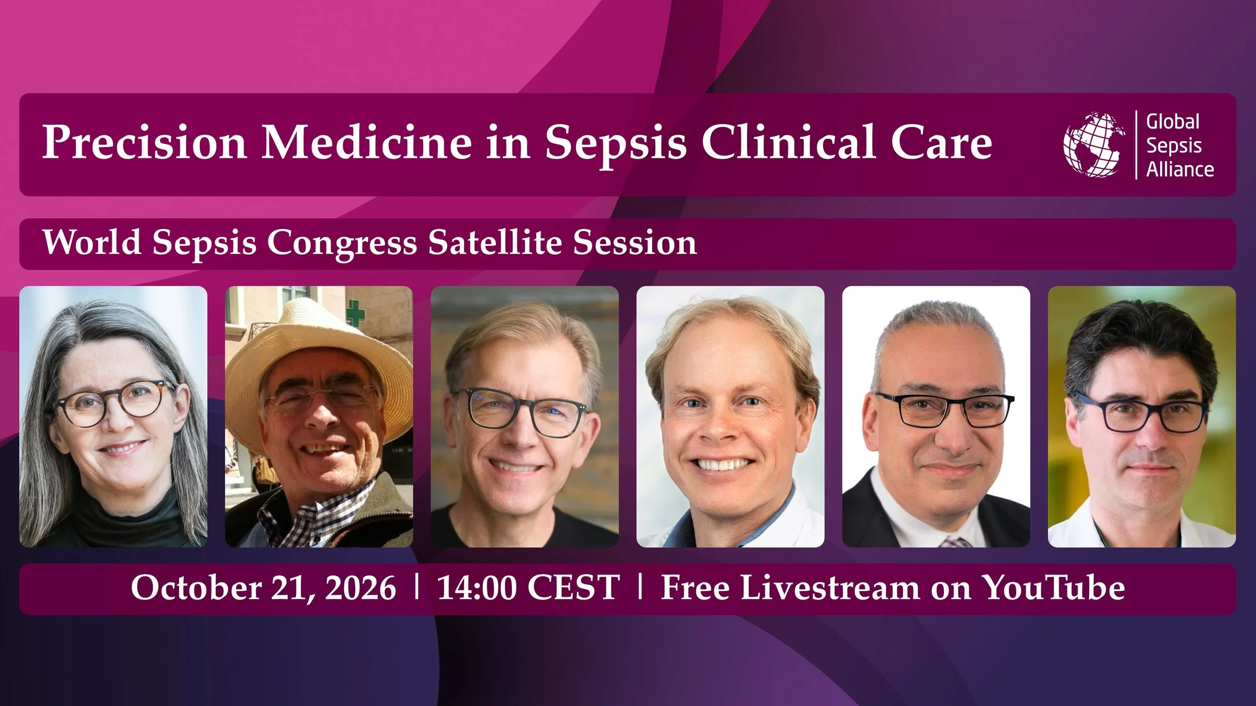 Precision Medicine in Sepsis Clinical Care – WSC Satellite Session – October 21