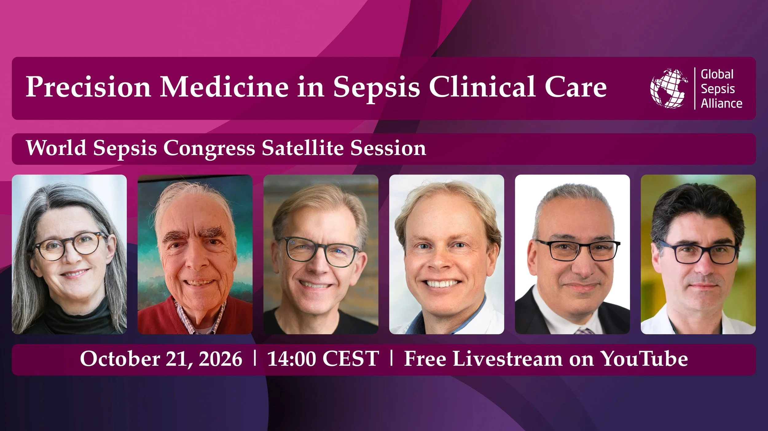 Precision Medicine in Sepsis Clinical Care – WSC Satellite Session – October 21