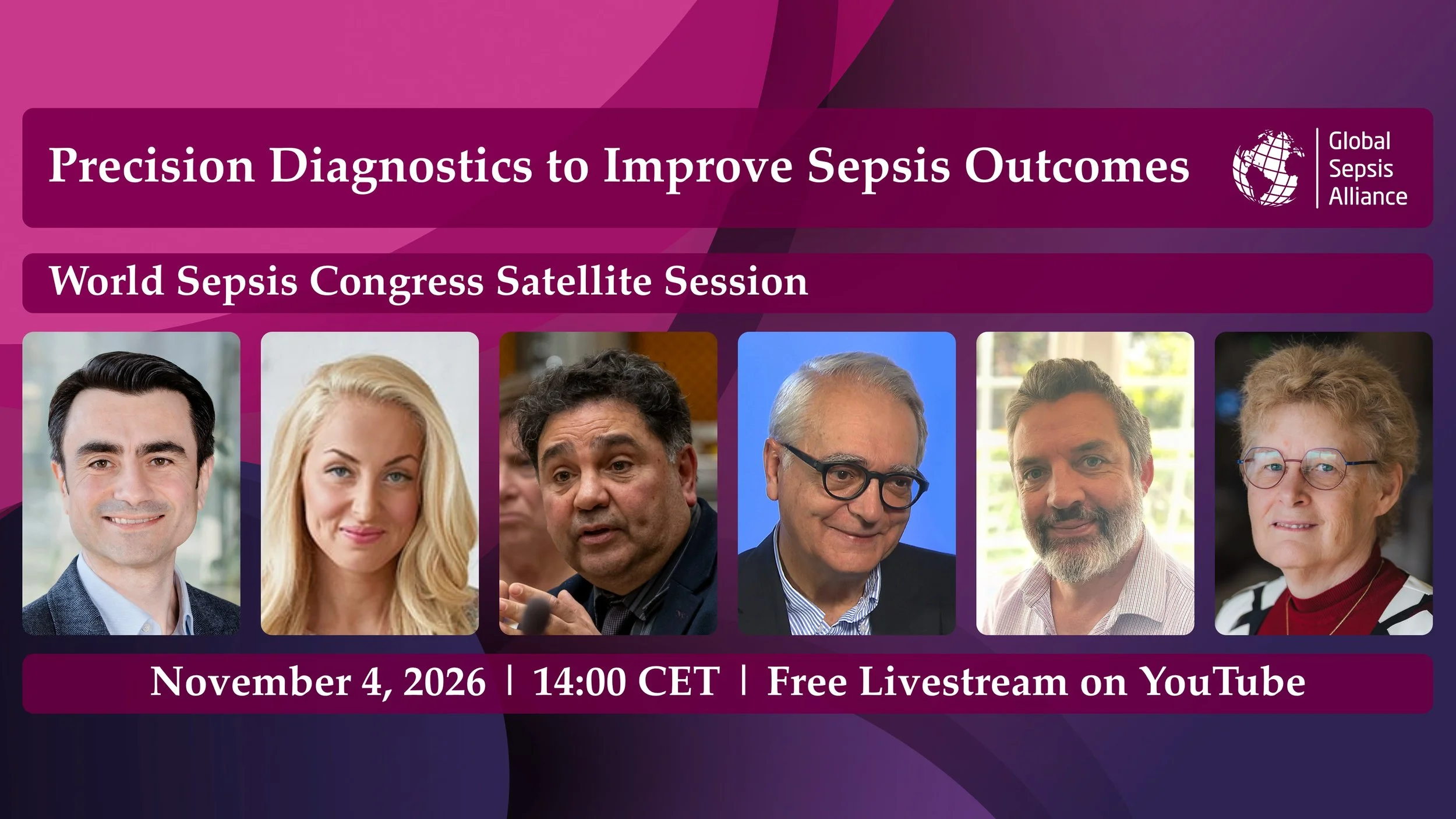 Precision Diagnostics to Improve Sepsis Outcomes – November 4 – WSC Satellite Session