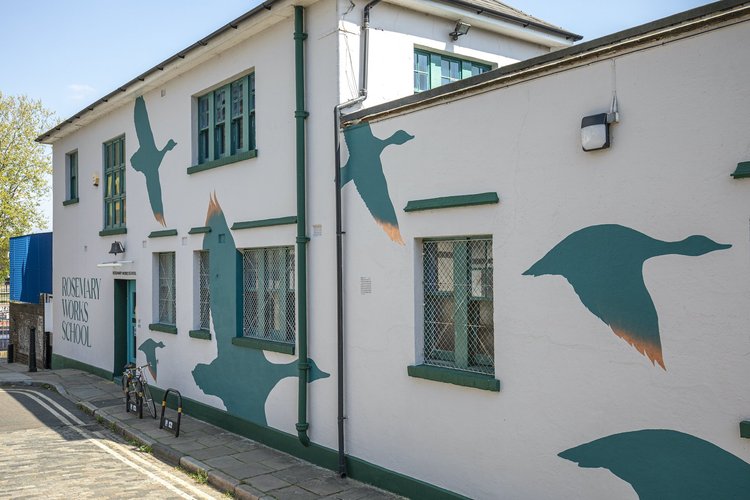 Exterior Mural // Rosemary Works School, London — Accent London
