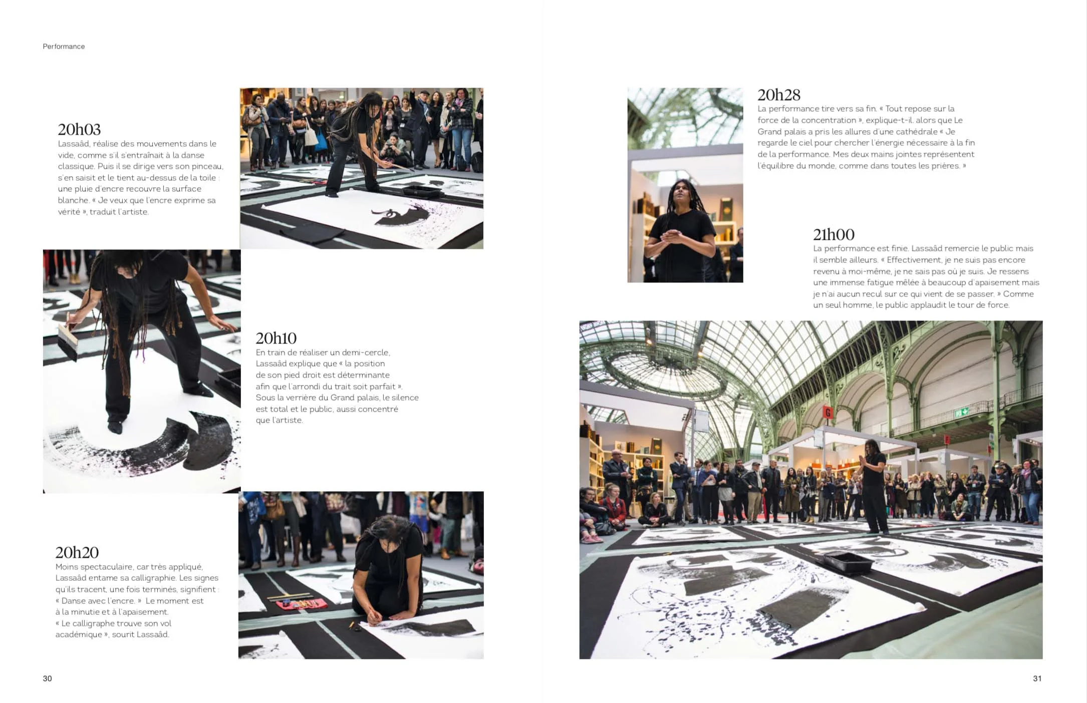 Lassaâd Métoui, Performance au Grand Palais