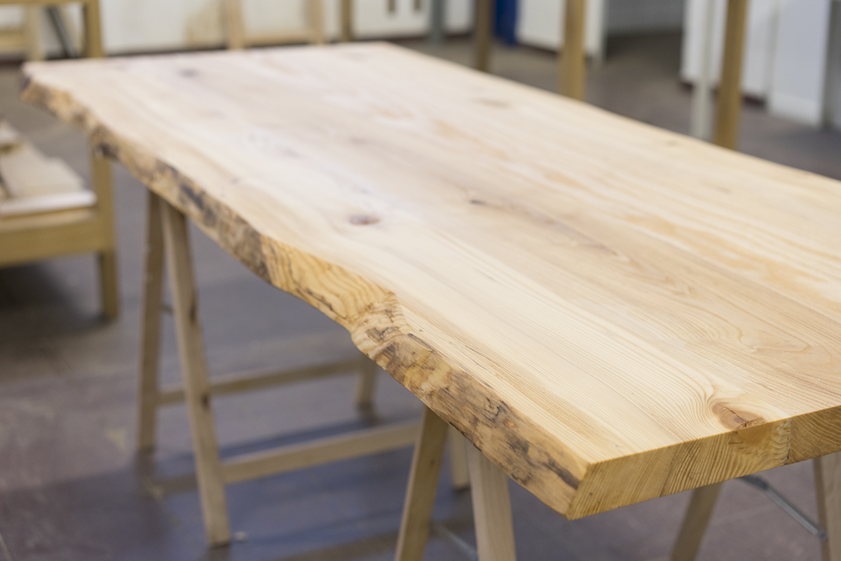 Table "live edge" de Quentin