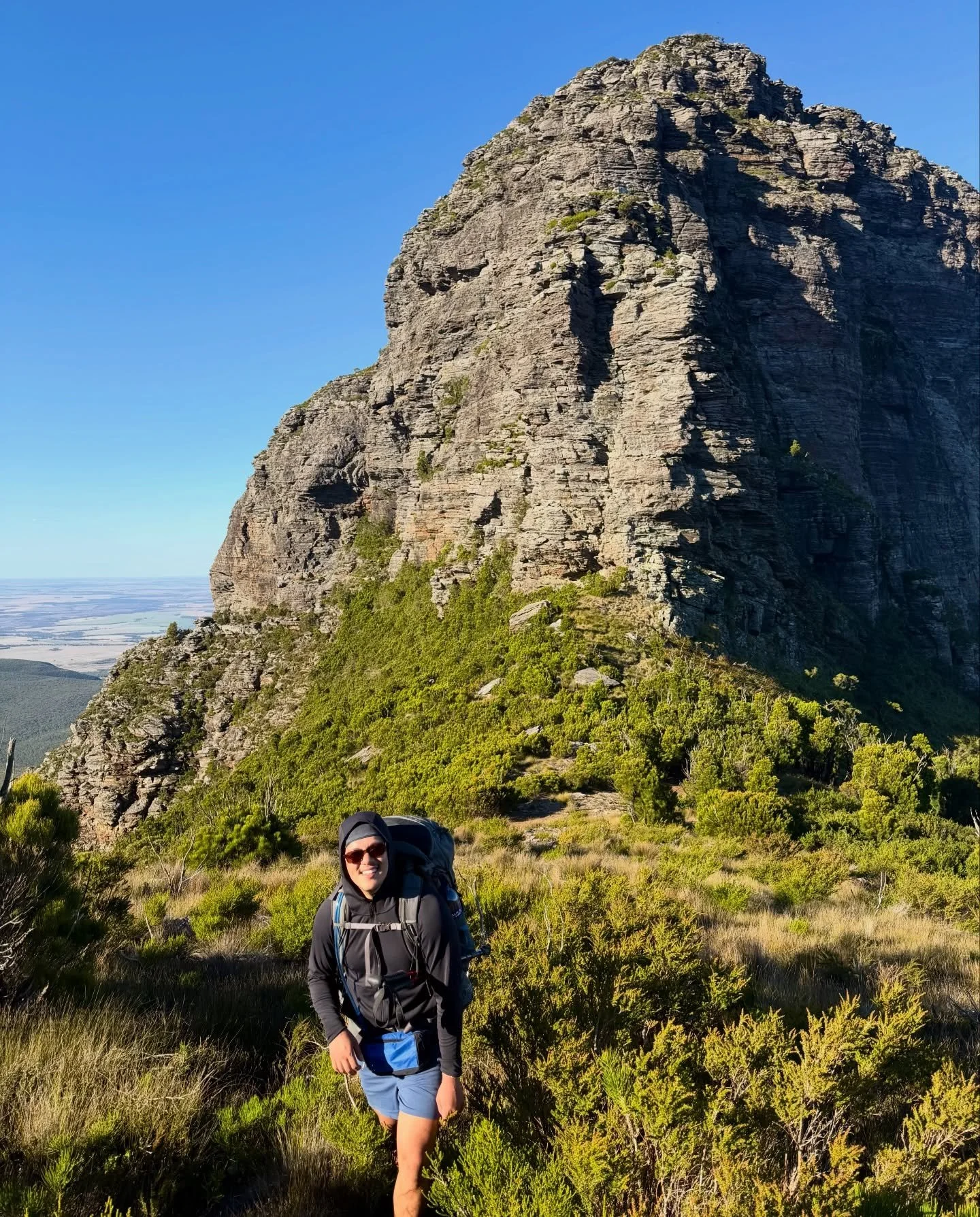 In the rugged wilderness along the Stirling Ridge Walk ⛰️ #stirlingridgewalk
