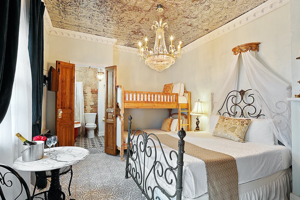 Conti suite at French Quarter Mansion