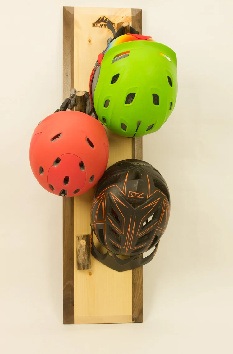 bike helmet storage solutions NANAGIFTREE Motorcycle Holder Wall Mount, Solid Wood and Metal Helmet Rack with 4 Glove Clips, Motorcycle Accessories Gear Organizer for Entryway or Garage, Brown : Automotive Bike Helmet Storage Solutions Flash