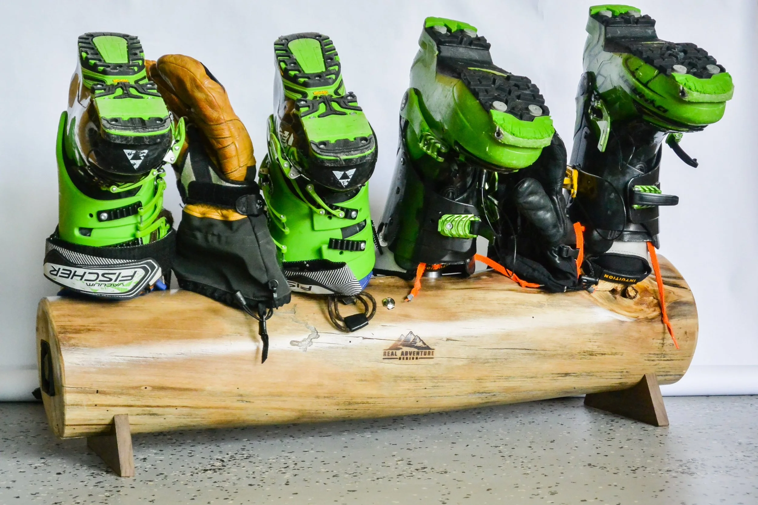 2 pairs of skis and boots fit nicely.