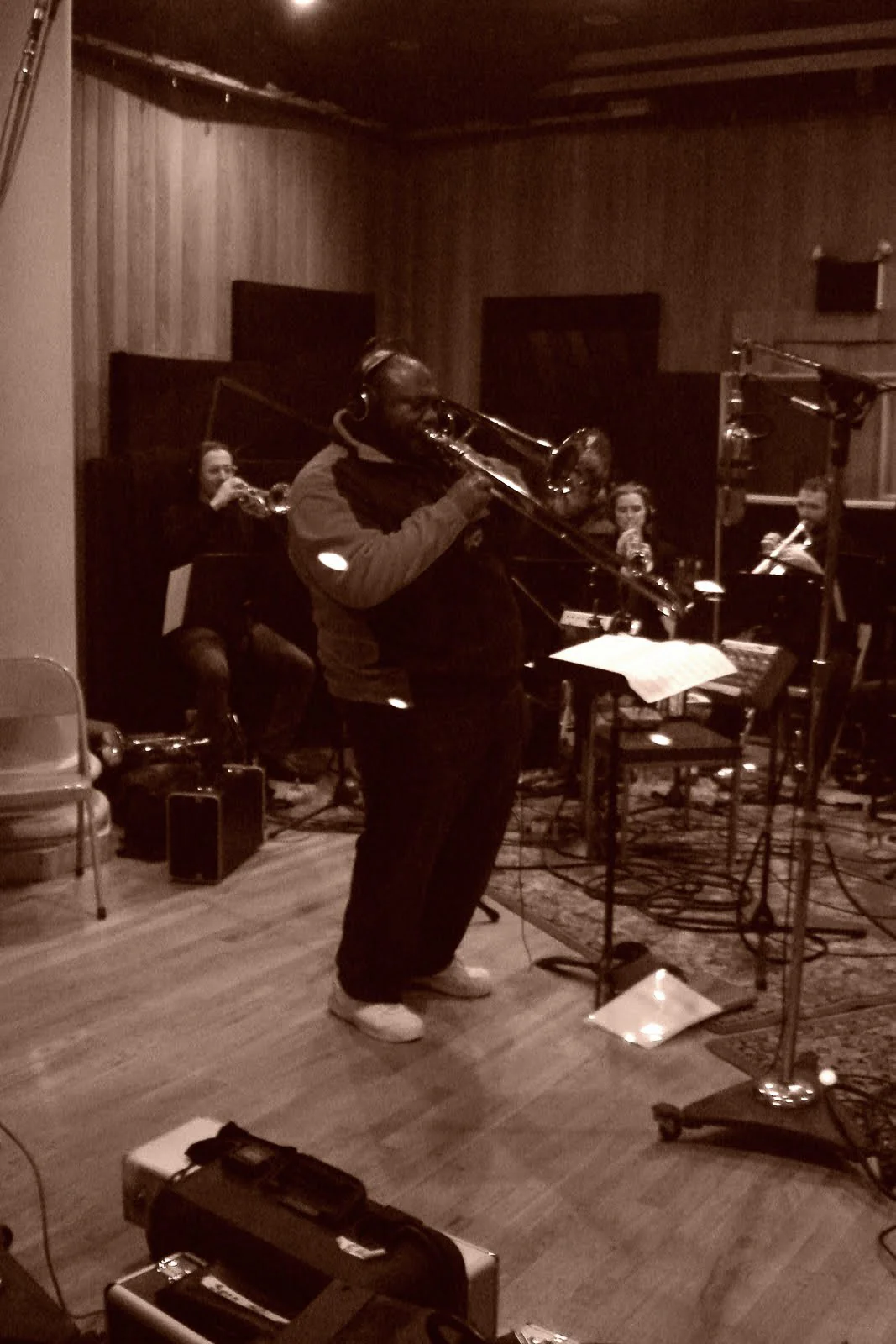  David White, trombone. David White Jazz Orchestra. Flashpoint. Mister Shepherd Records (MSR-10614). Recording session at Skyline Studios, New York, NY. 2010.   