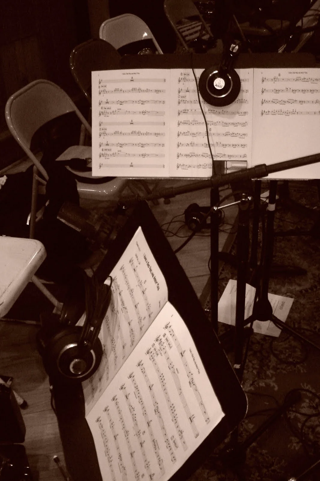  Pre-recording. David White Jazz Orchestra. Flashpoint. Mister Shepherd Records (MSR-10614). Recording session at Skyline Studios, New York, NY. 2010.   