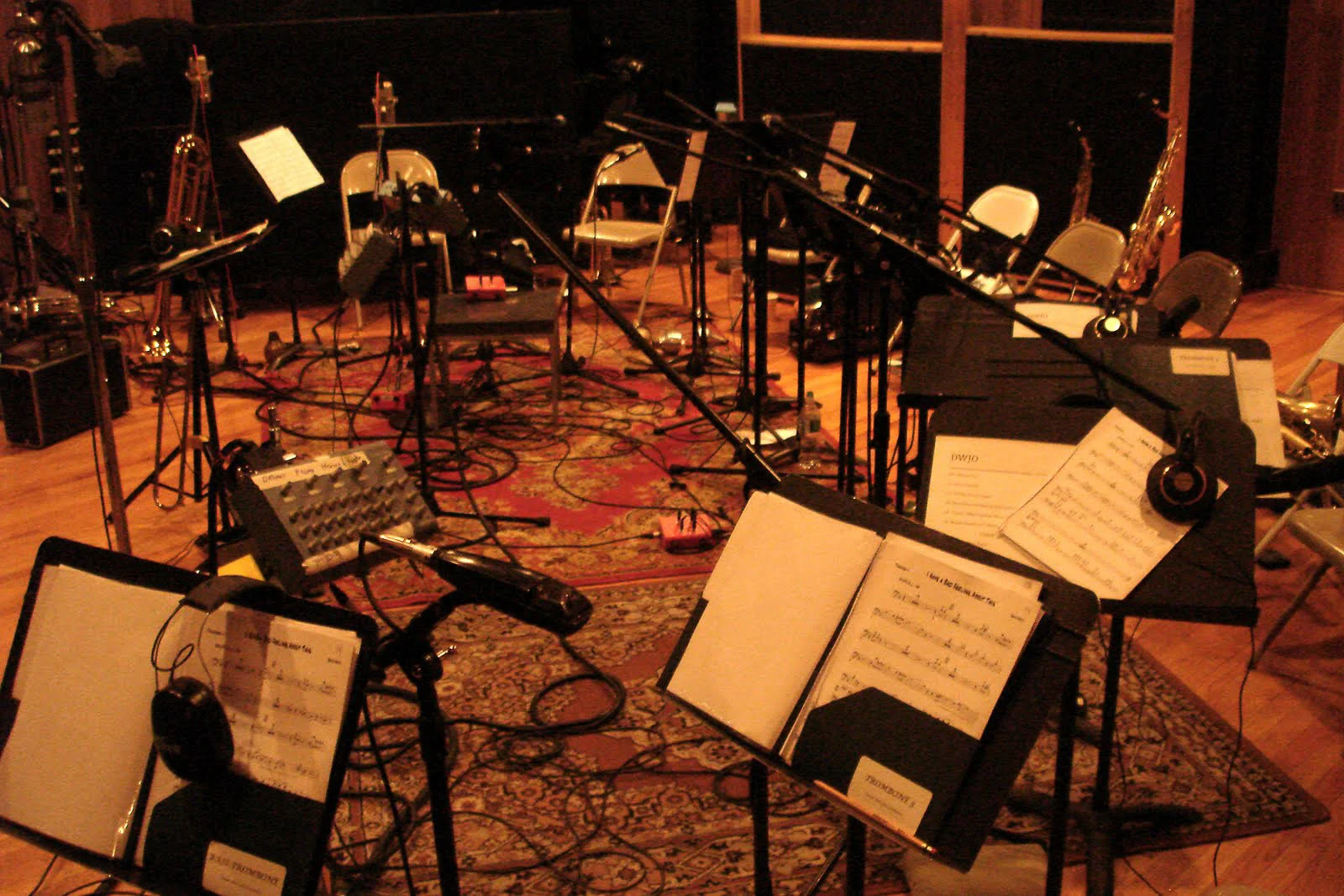  Pre-recording. David White Jazz Orchestra. Flashpoint. Mister Shepherd Records (MSR-10614). Recording session at Skyline Studios, New York, NY. 2010.   
