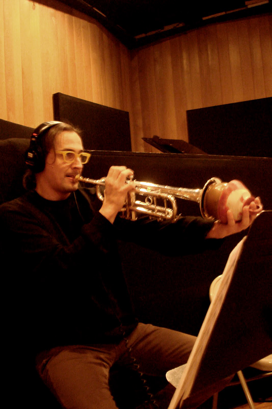  Volker Goetze, trumpet. David White Jazz Orchestra. Flashpoint. Mister Shepherd Records (MSR-10614). Recording session at Skyline Studios, New York, NY. 2010.   
