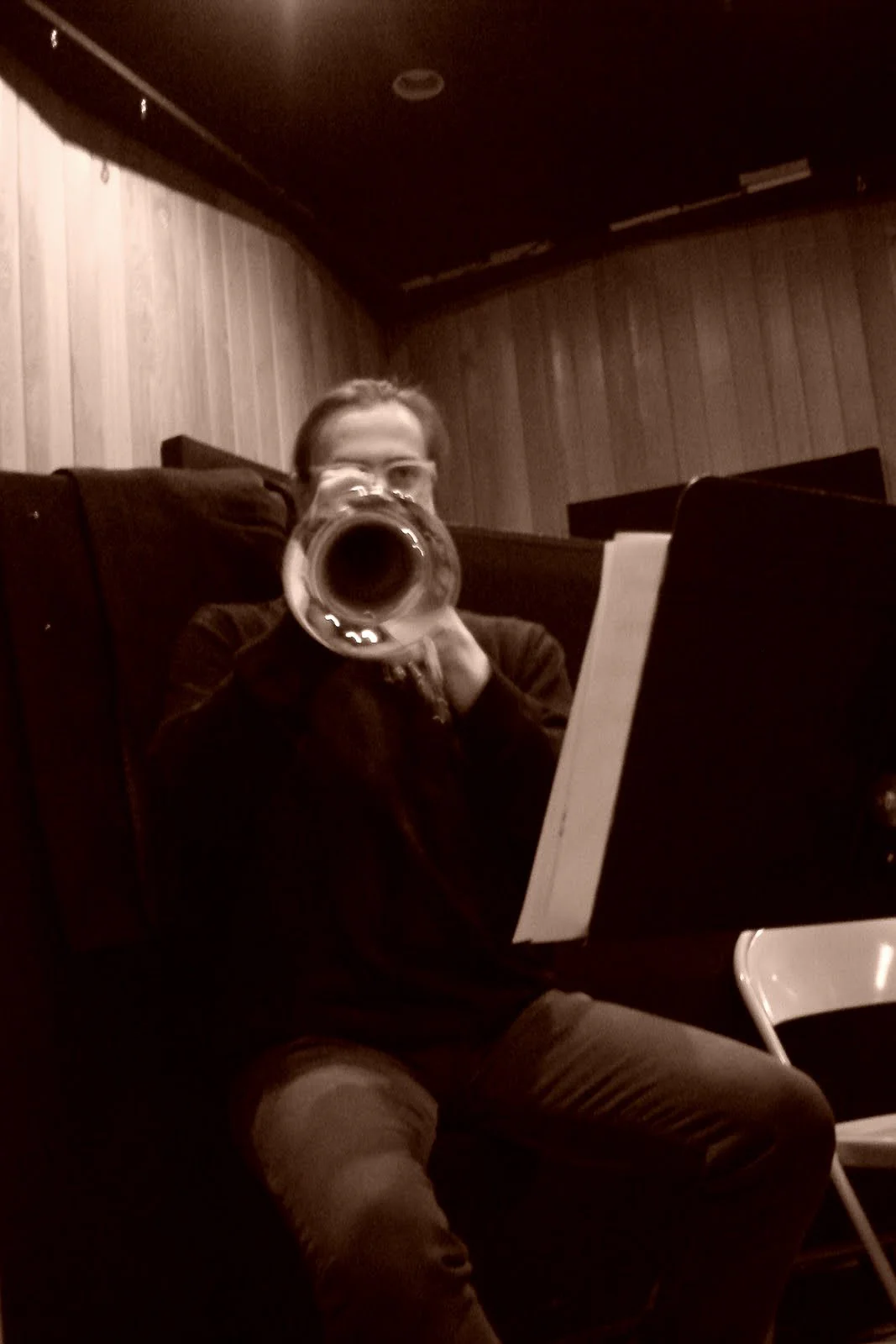  Volker Goetze, trumpet. David White Jazz Orchestra. Flashpoint. Mister Shepherd Records (MSR-10614). Recording session at Skyline Studios, New York, NY. 2010.   