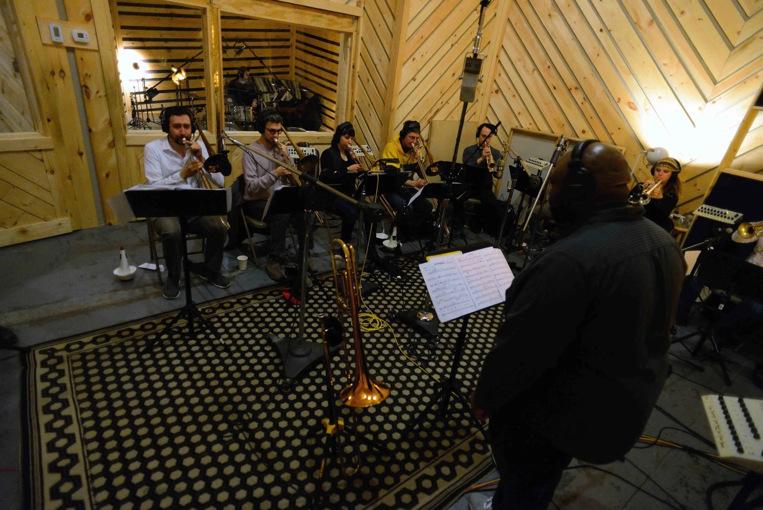  Ryan Cavan, drums. Dan Reitz, trombone, Rick Parker, trombone, Alaina Alster, trombone, Robert Stattel, bass trombone, Colin Brigstocke, trumpet, Alicia Rau, trumpet. David White, Music Director. David White Jazz Orchestra. The Chase. Mister Shepher