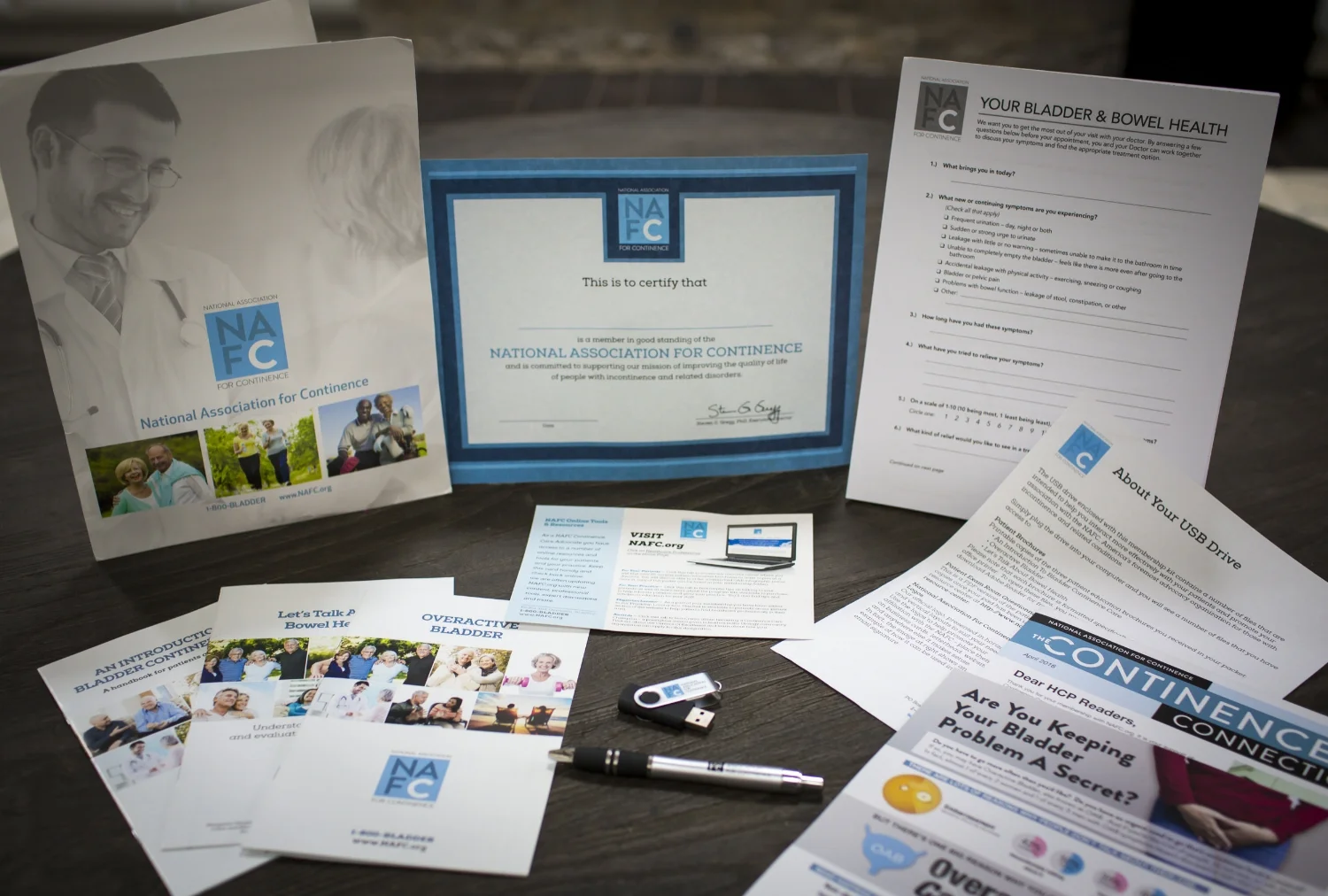 National Association For Continence New Member Kit
