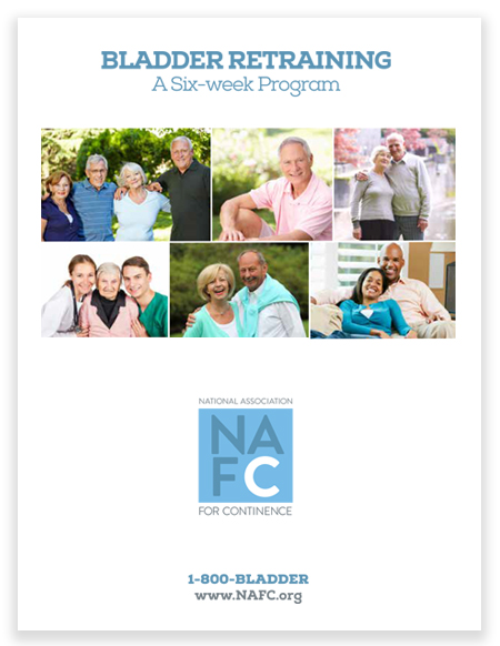 Download the NAFC bladder retraining brochure and learn how to use this treatment to manage bladder leaks.