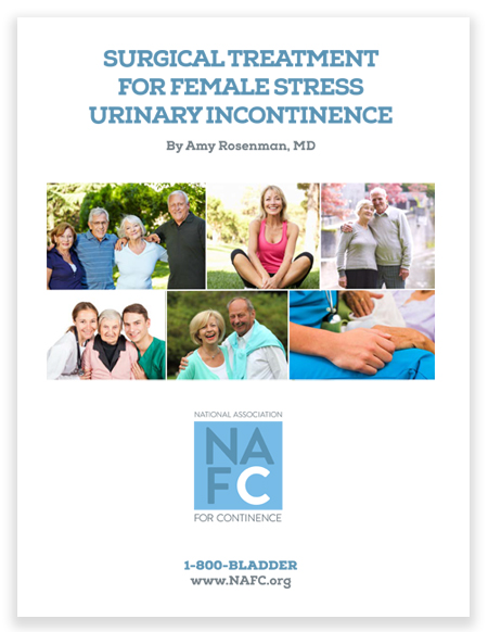 Click here to download your free brochure on surgical options for women with stress urinary incontinence.