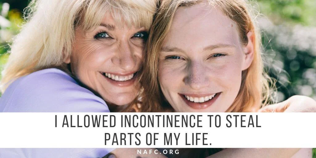 How I Allowed Incontinence To Steal Parts Of My Life.