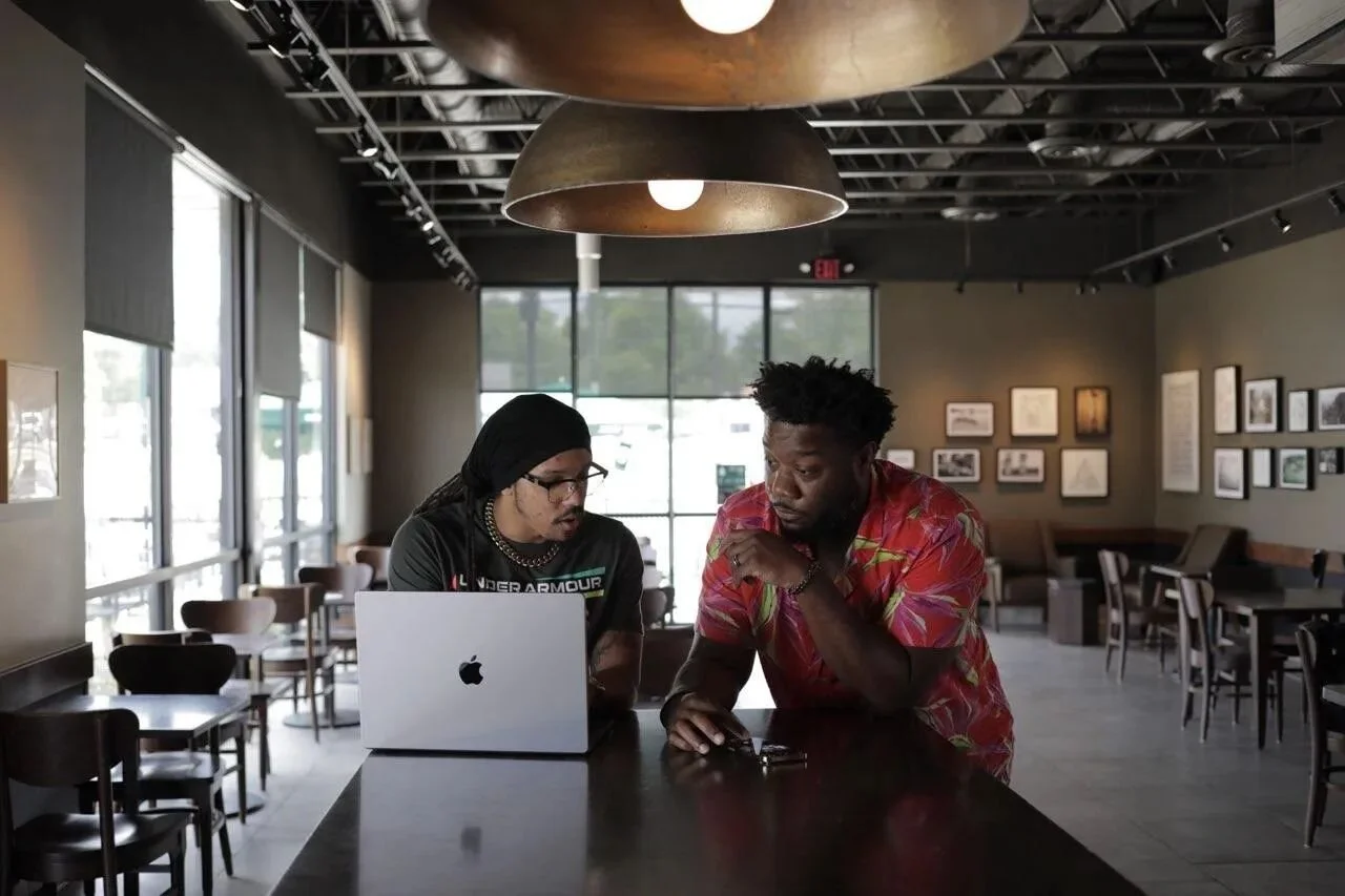 So let me introduce you to this guy this is Jamaal Daniel @itsjaydaniel he is a very talented photographer, videographer, Graphic/website Designer and Branding genius without him there is no Obligated To Eat or Keep Money Financial. 

These were simp