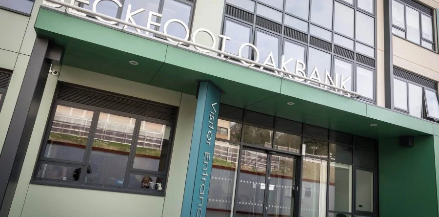 Beckfoot Oakbank reception, a very modern and clean building. A far cry from the 80s when I attended