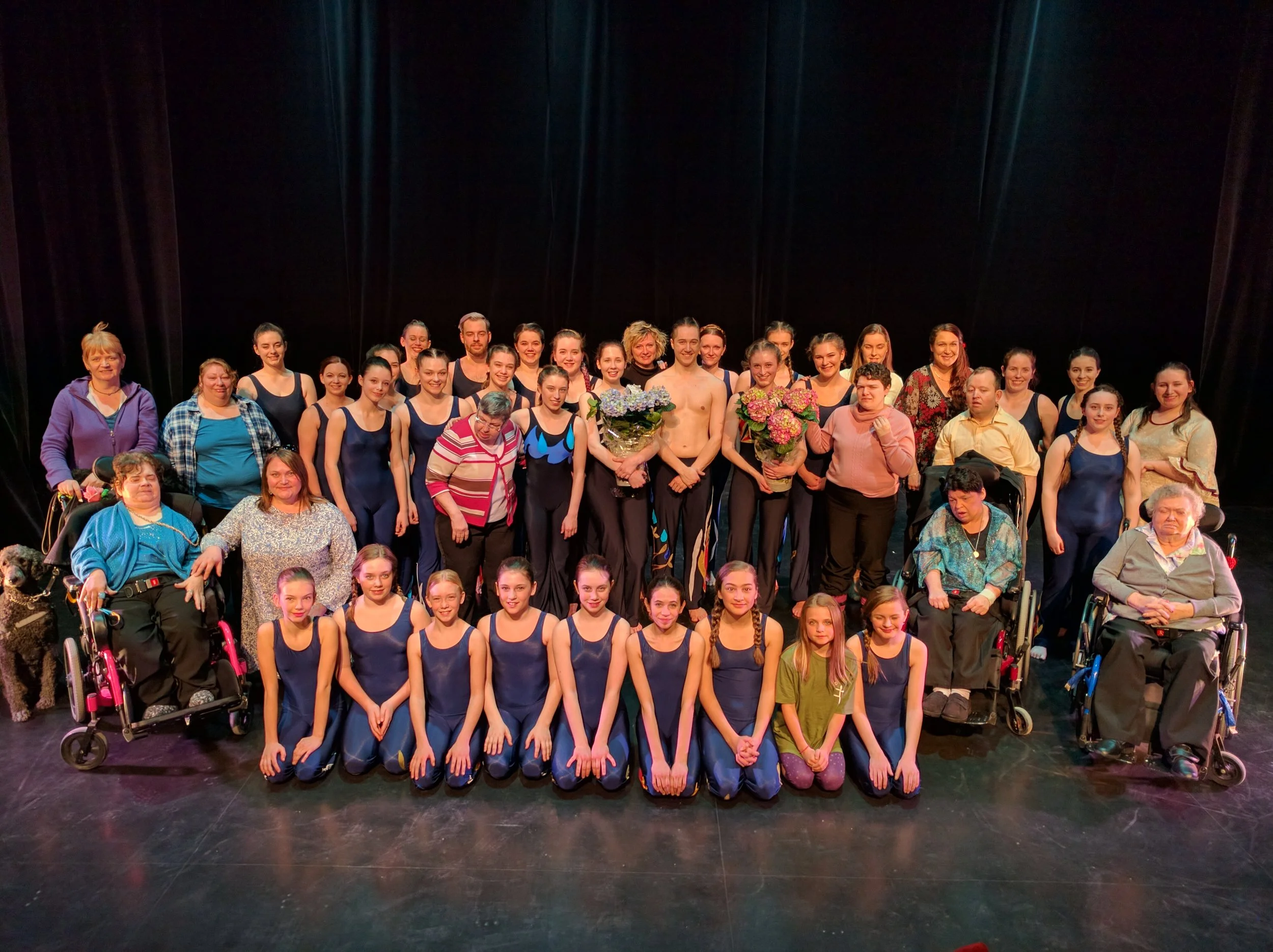 earthdancers with members of the L'Arche community in Sudbury... April 2016