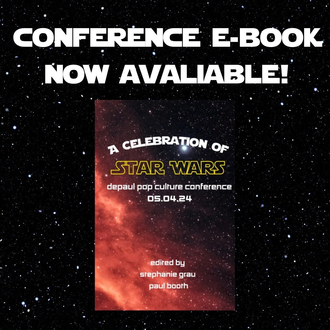 We're thrilled to announce that this year's conference e-book is now available for instant download! See our website for more details:https://popcultureconference.com/products/celebration-of-star-wars-book-pre-order