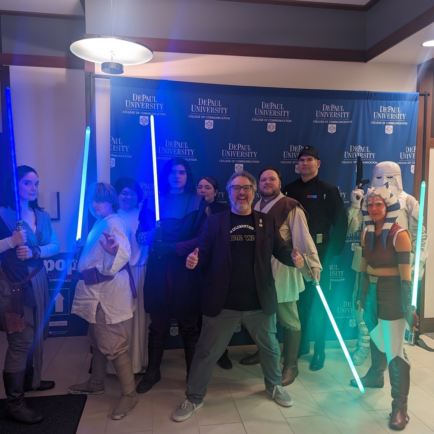 We'll do a full conference update soon (give us a day to recover!) but just wanted to announced that STAR WARS FANS ARE AWESOME and we raised over $1000 for charity at the Pop Culture Conference yesterday! May the Fourth Be With you all! @cmndepaul