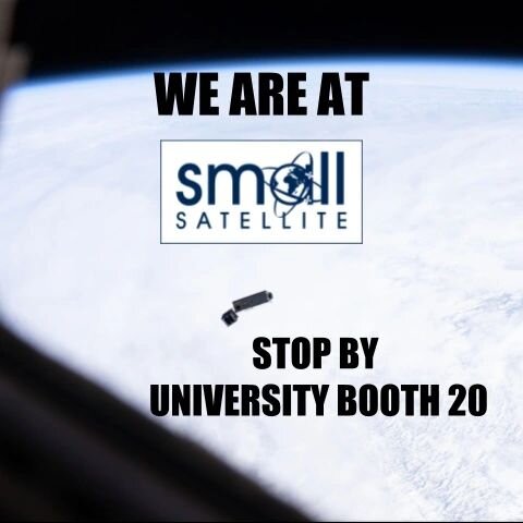 Our Team is at SmallSat 2022. Stop by university booth 20 to learn more about DORRE, DARLA-01, and the mission of our lab. Looking forward to meeting everyone here. 🛰🛰 #smallsat #smallsatellite #slu