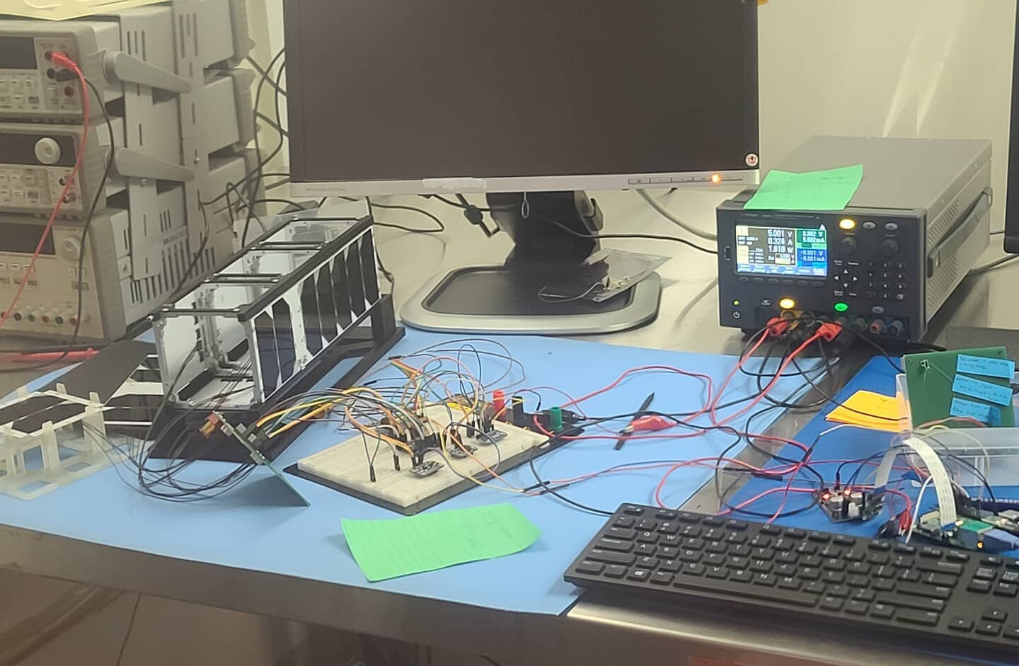 Minimum System testing has been completed on our  engineering model, OMEN. Up next Full Systems Operations #space #ssrl #psherman42wallabywaysydney