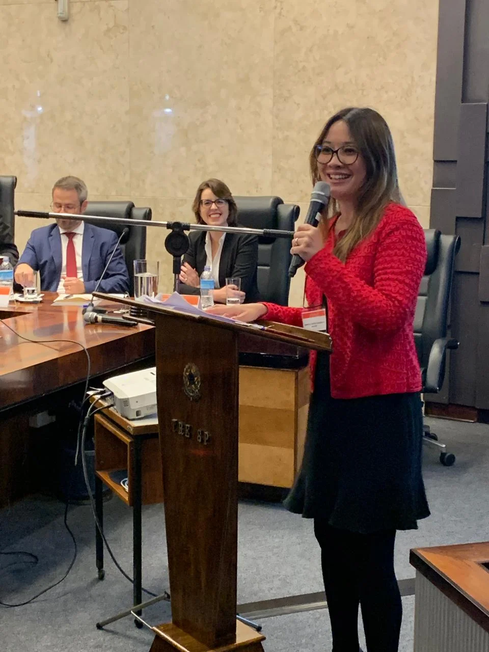 Participação de Gabriela Araujo na Audiência Pública - Diálogos Regionais para a Construção da Sistematização das Normas Eleitorais