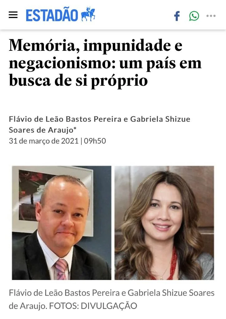 Memória, impunidade e negacionismo: um país em busca de si próprio