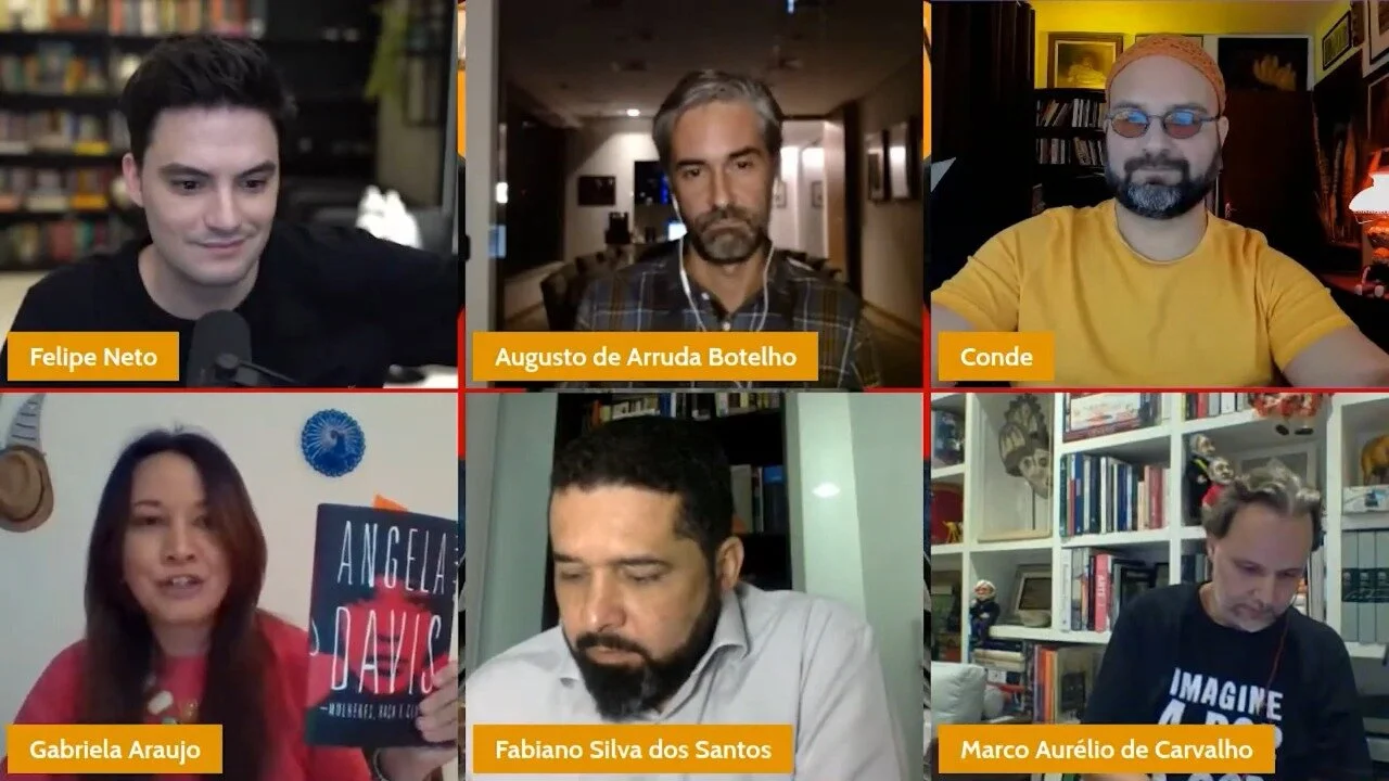 Gabriela Araujo participa de Live com Felipe Neto: assista um trecho aqui