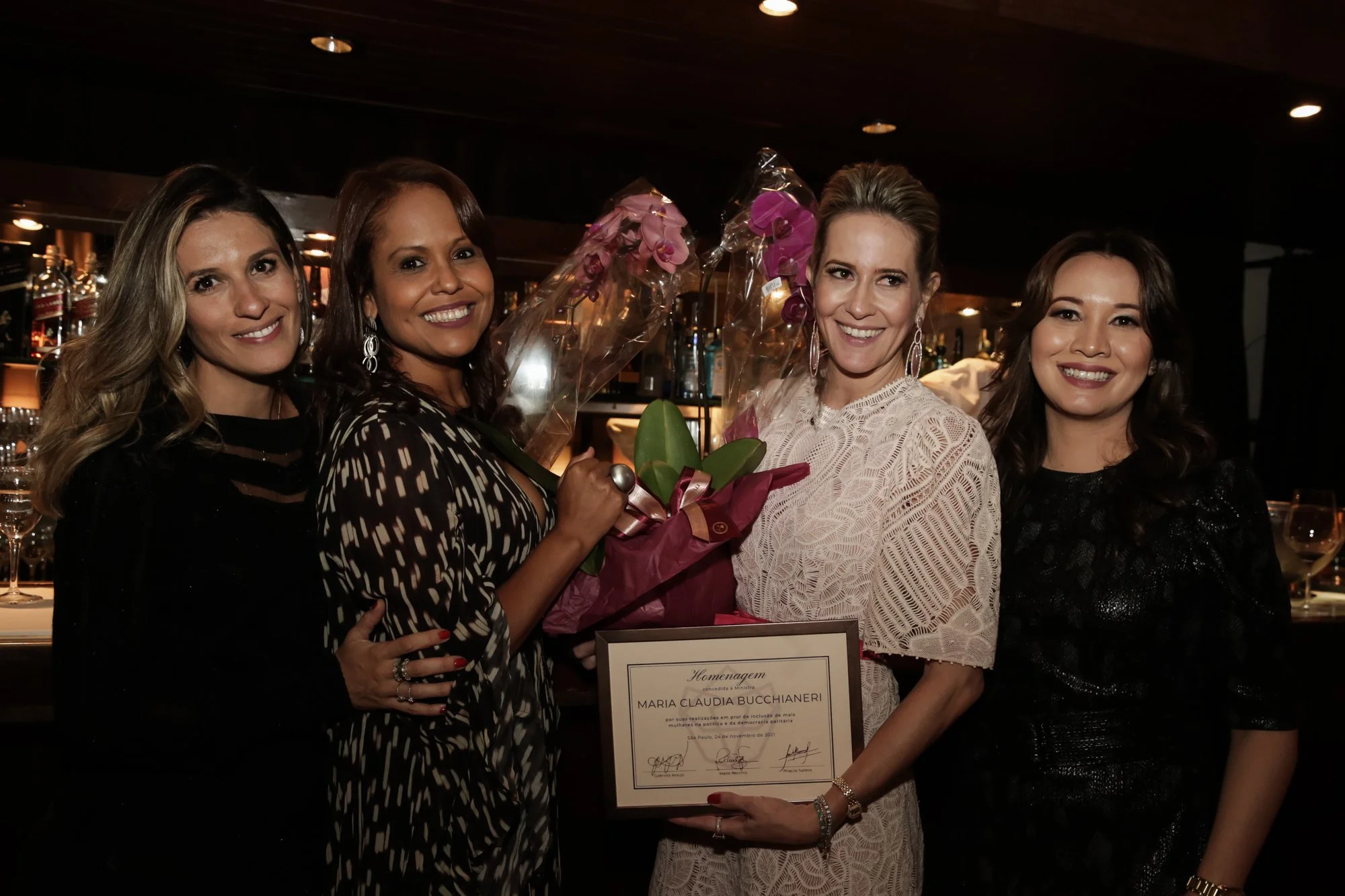 Na Mídia:Luiza Trajano e Marta participaram de jantar em homenagem à ministra Maria Claudia Bucchianeri